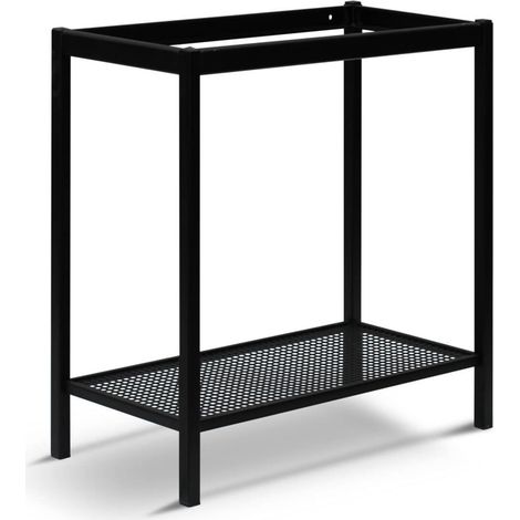 Supporto per Lavello da Giardino in Metallo Sup.ponimi XL Nero (1/3)