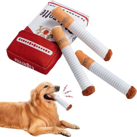 Hundespielzeug, interaktives Plüschspielzeug, quietschendes Hundespielzeug, Plüsch-Kauspielzeug, knisterndes Plüsch-Quietschspielzeug für Welpen und kleine mittelgroße Hunde (1/5)
