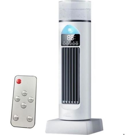 Rafraîchisseur d'air pour chambres, silencieux, oscillant, avec télécommande et réservoir d'eau, 6 vitesses