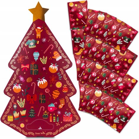 Calendrier de l'Avent Thé en vrac Green Touch, cadeau pour Noël (1/5)