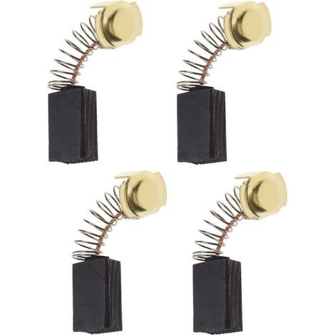 Paire de balais de charbon moteur Ulisem 7 mm x 11 mm x 17 mm / 18,5 mm compatibles avec Hitachi 999033 999043 981612Z 999073 DeWalt 514003-43 (1/4)