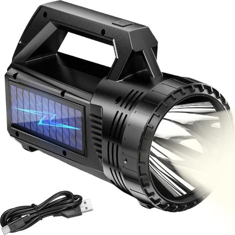 Lampe Torche Solaire de Travail,Torche LED 800 pour (1/5)