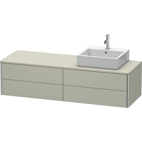 Meuble sous-lavabo Duravit XSquare 160,0 x 54,8 cm, 4 tiroirs, (1/2)