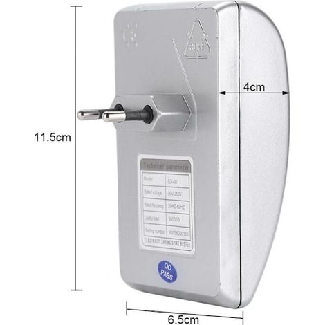 Économiseur d'énergie Elbox Power 90V-250V pour la maison, le bureau ou l'usine (stabilisation de la tension, équilibrage du courant) (1/5)