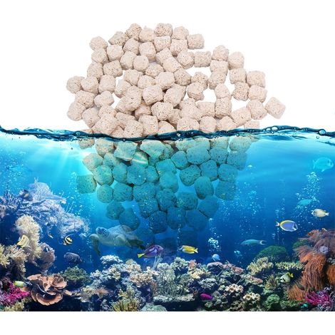 Matériau filtrant pour ions calcium et magnésium pour aquarium d'eau douce et d'eau de mer (1/5)