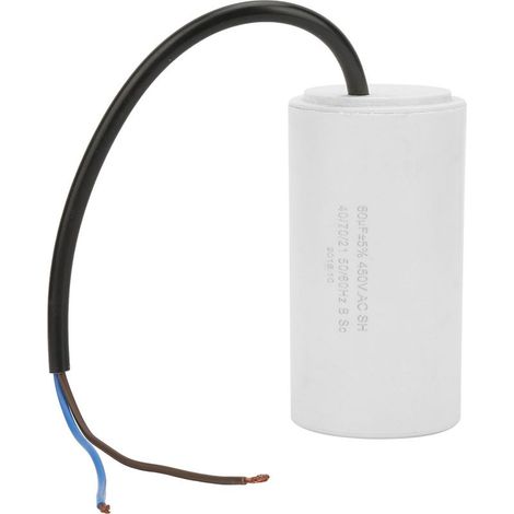 Condensateur de démarrage moteur CBB60 60μF 450V ESR 0.2 écologique pour appareils électroménagers (1/5)