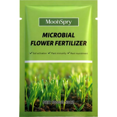 MOONSPRY Flower Fertilizer, Universal for Indoor and Garden Plants and Flowers, Portable Garden Fertilizer (1/5)