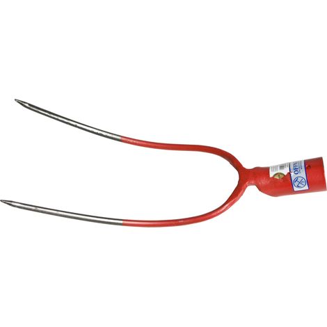 Forca da fieno a 2 denti modello austria in acciaio forgiato - Salone
