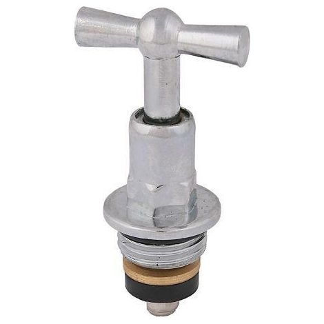 Knebel-oberteil, mit Rückschlagkegel, DN15, 1/2", poliertes chrom