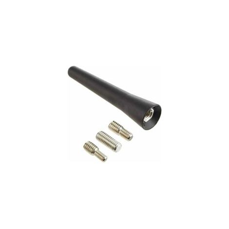 LAN Antenne courte universelle 65 mm pour voiture - Style fibre de carbone modifiée - Noire (1/2)