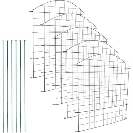 Randaco Stagno Recinzione Recinzione a picchetto Recinzione da giardino Recinto per esterni Set completo Freilingen 11tlg (1/5)