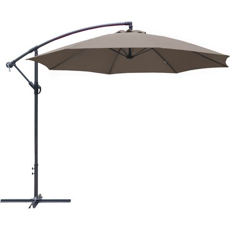 Parasol Deporté 300cm - Grey/taupe (1/5)