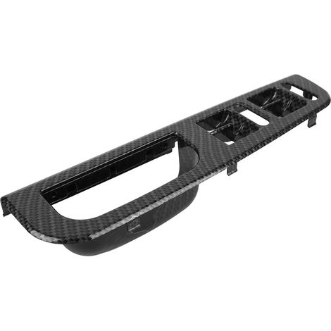 Cache interrupteur lève-vitre électrique avant droit style carbone 3B2867172E pour Bora 1999-2004 conduite à droite (1/5)