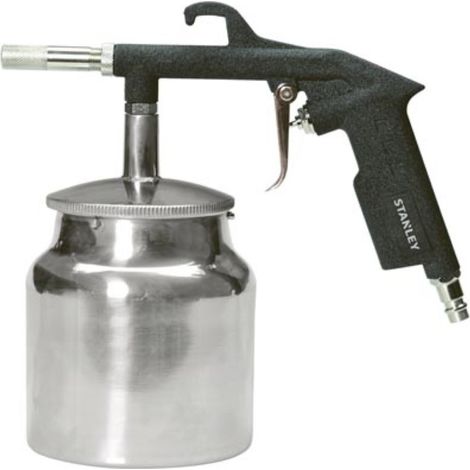 Stanley – Sableuse pneumatique 0.53kg – Pression nominale 6 bars – Débit max 150L/min – Pour travaux de finition sur bois dur (1/3)