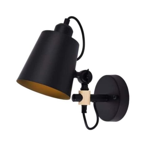 Applique e27 nero edm