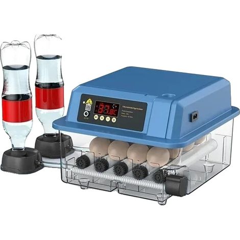 Plateau de retournement automatique des œufs, capacité 24 œufs, accessoire pour incubateurs de volailles, pour l'incubation à domicile et l'élevage contrôlé de volailles.-AquaForge