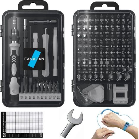 Schraubendreher Set Feinmechaniker 160in1 PC Laptop 160 in 1 Grau (1/5)