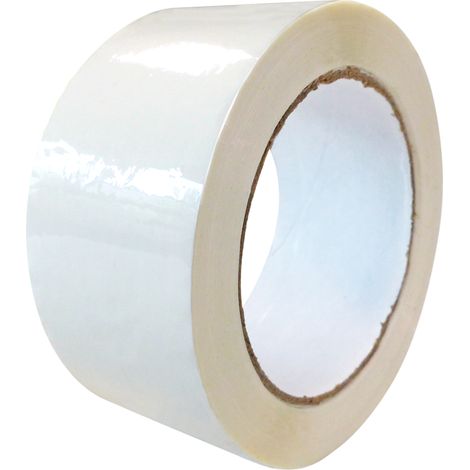 Lot de 6 Ruban adhésif polypropylène économique 48mmX100M Blanc