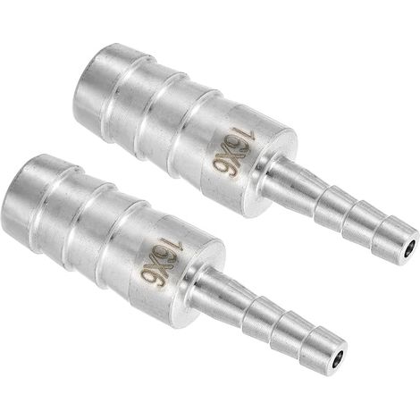 2Pcs Raccord De Tuyau Réducteur Acier Inoxydable 16mm à 6mm (1/5)