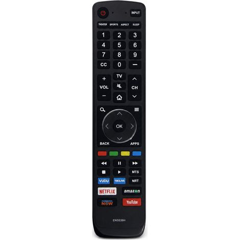 Télécommande TV Compatible avec VU et Hisense, Modèle EN3S39H (1/5)
