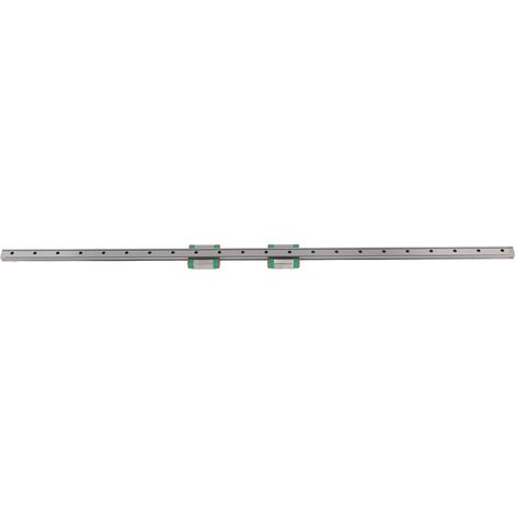 1 rail de guidage linéaire miniature MGN12 de 550 mm de longueur et de 12 mm de largeur, 2 blocs de glissement MGN12C (1/5)
