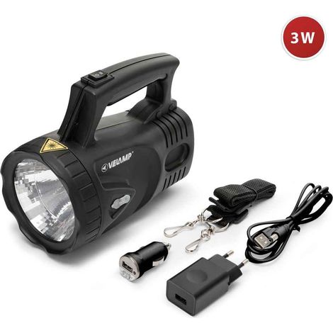 Foco de mano LED recargable Velamp ICARO 3 W 170 LM (1/5)