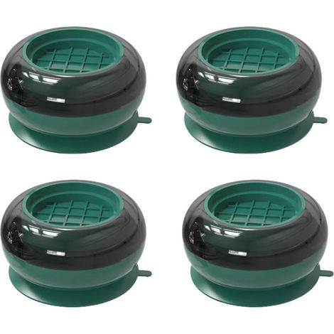 Tapis antidérapant pour machine à laver (4 pièces), rehausseur universel pour réfrigérateur, tapis amortisseur pour usage domestique (1/5)