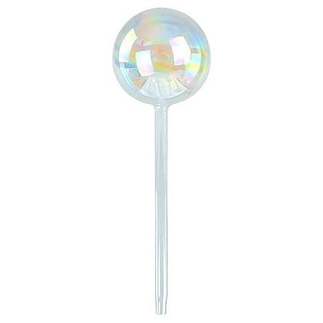 royaluxe -[2 pièces] pointes de système d'arrosage automatique en verre transparent de coul dégradé arc-en-ciel irisé clair, ampoules d'arrosage automatique pour plantes Aqua Globes (1/5)