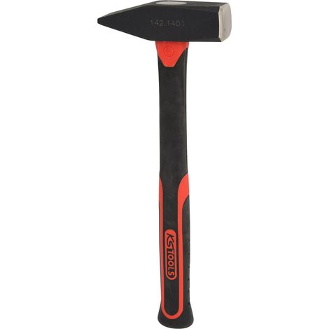 KS Tools Schlosserhammer mit Fiberglasstiel, 1000g (1/5)