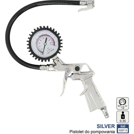 Adler pistolet do pompowania silver