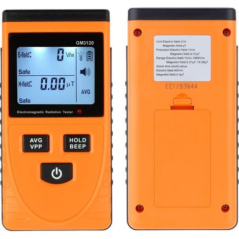 Contatore del tester del dosimetro del rilevatore di radiazioni elettromagnetiche digitale LCD (1/4)