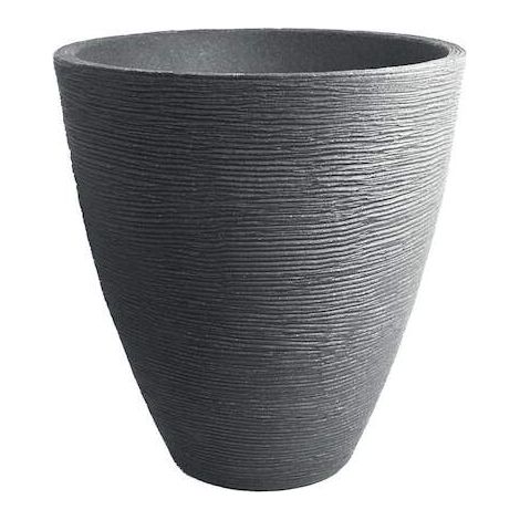 Kst.-Blumentopf Tropea, hellgrau, Ø 40 cm, H 60 cm