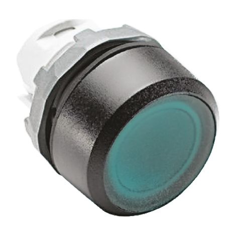 Tête de bouton-poussoir ABB Vert, Momentané, Ø découpe 22mm, ABB Modular ( Prix pour 1 )