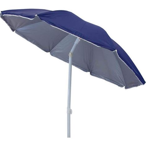 Ombrellone da spiaggia tondo 2 mt con palo in acciaio e telo in nylon Large Beach