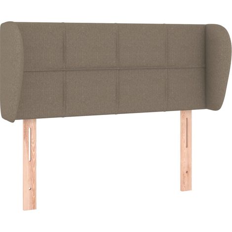 Maison Exclusive - Kopfteil mit Ohren Taupe 93x23x78/88 cm Stoff