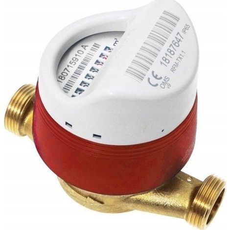 Bmeters GSD8-RFM Compteur d'eau chaude 1/2 pouce 1,6 m3/h