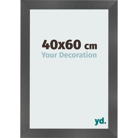 yd. - Cadre photo 40x60 - Noir Mat - MDF - Pisa (1/5)