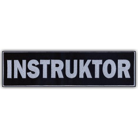 Écusson d'instructeur - Support magnétique - Écusson/badge/emblème brodé