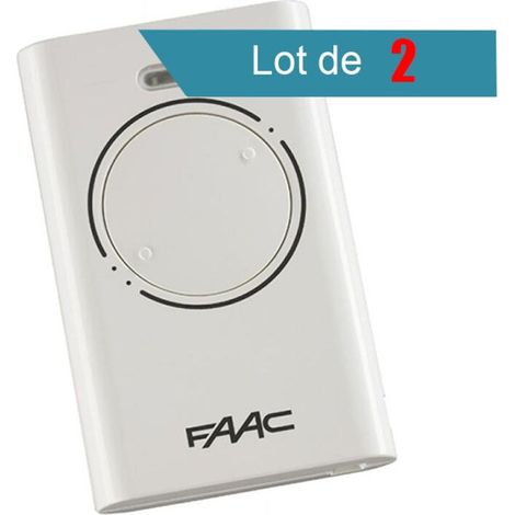Télécommande XT2 868 SLH BLANC Pack de 2 (1/2)