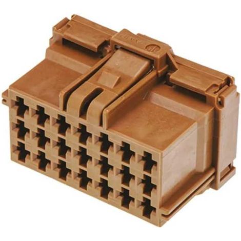 Connettore Serie MCP 2.8 Maschio 21 Vie Marrone