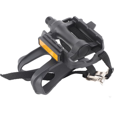 1 Paire de supports de pied en nylon pour vélo de route et VTT, accessoires de fixation pour pédales (1/5)