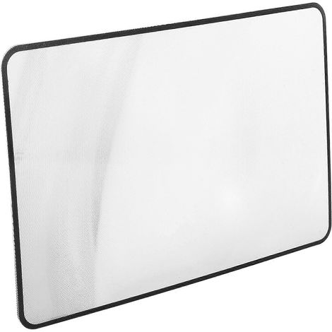 Loupe de lecture transparente pour personnes âgées, 18 x 12 x 0,1 cm, grossissement x10, lot de 1 (1/5)