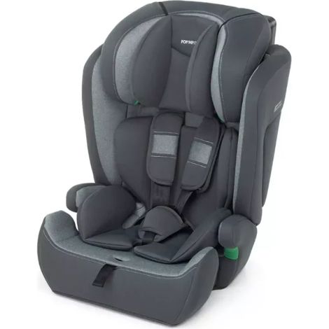 Foppapedretti Seggiolino Auto Babyroad i-Size 76-150 cm con Riduttore Neonati e Comfort Kid Pad - Silver