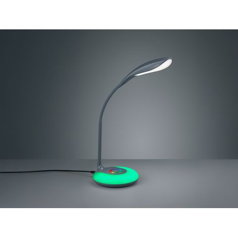 Flexible Schreibtischleuchte KRAIT dimmbar USB Anschluß + RGB Farbwechsler (1/5)