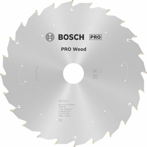 Lame de scie circulaire sans fil PRO Wood, 210 x 1,7 x 30 mm, T24 (1/5)