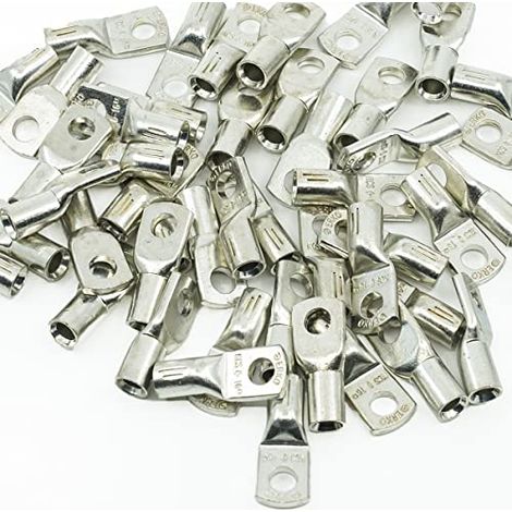 ERKO LOT DE 100 COSSES DE CÂBLE KCS PROFESSIONNELLES POUR CÂBLES MULTIROUES POUR VIS M5 ET FIL DE 2,5 MM2 KCS5-2,5/1