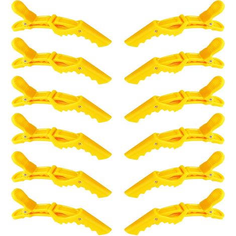 Pinces À Cheveux Sans Plis - Sans Dents - Panneau Plat - Pour Frange Et Coiffure - Lot De 15 Pièces (1/5)
