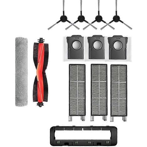 Lot de 13 pièces pour aspirateur Dreame Mova G30/G30 Pro/G30 Ultra : brosse, filtre HEPA, sac à poussière et chiffon de nettoyage.