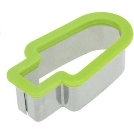 Moule de découpe de pastèque en forme de bâtonnet en acier inoxydable, outil pour couper les fruits en tranches (1/5)