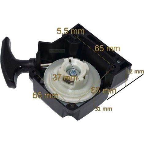 TJ45E Démarreur pour KAAZ Kawasaki KBL/KBH45 Débroussailleuse Pulley Corde de Démarrage Assemblage (1/2)